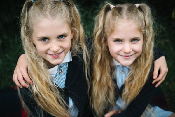 Sisters School Portrait Northumberland